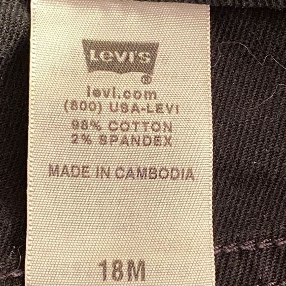 Levis Jeans Womens Night Blues 18M Bootcut Embroidered Pockets Mid-Rise - Picture 10 of 11